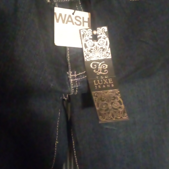 Luxe Verona Boot Cut Jeans Indigo Wash - Picture 4 of 4